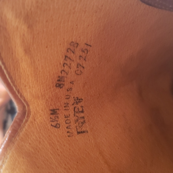 Vintage Frye boots 6 1/2. - Picture 12 of 15